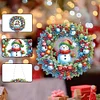 Diamond Painting Acrylic Christmas Snowman Wreath Diamond Painting Ornaments