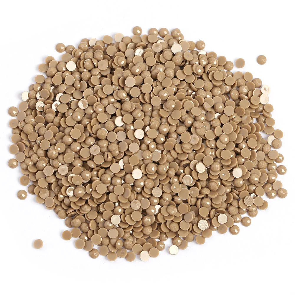 1 Bag Round Drill Diamond Rhinestone Resin Crystal Beads for Missing Beads