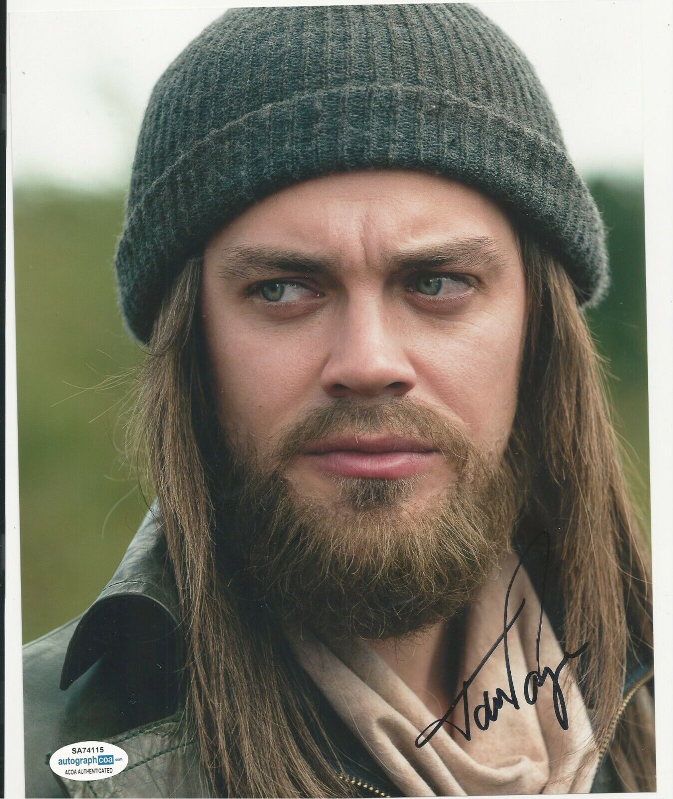 Tom Payne - The Walking Dead signed Photo Poster painting