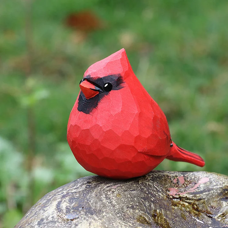 Cardinal Handmade Wood Carving | AvasHome