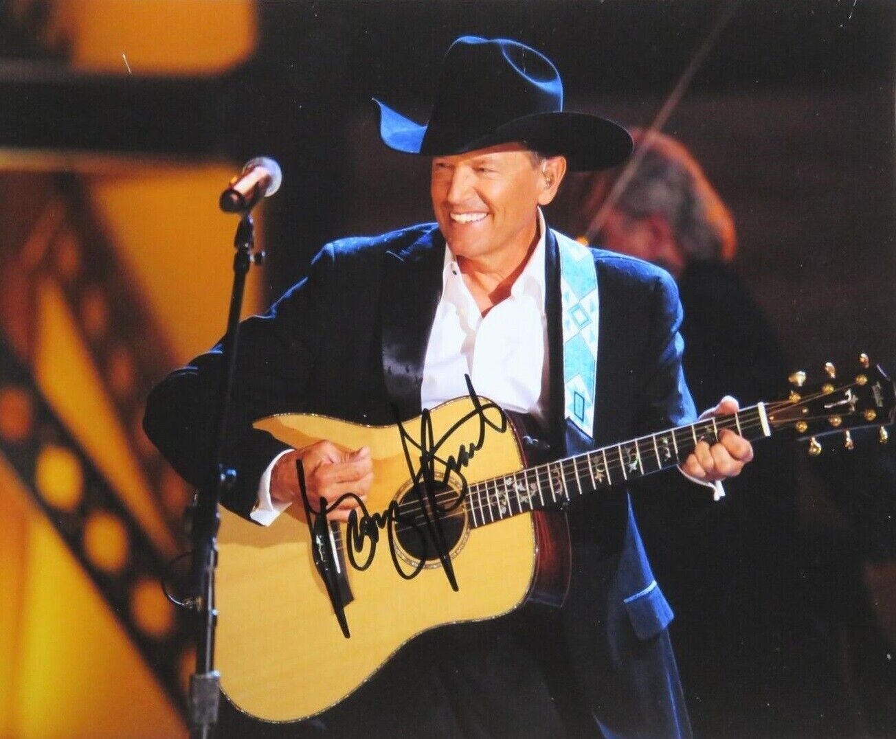 George Strait Autographed Signed 8x10 Photo Poster painting REPRINT