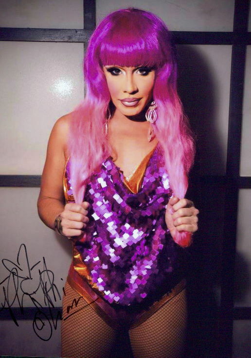 Phi Phi O'Hara (RuPaul's Drag Race) signed 8x10 Photo Poster painting in-person