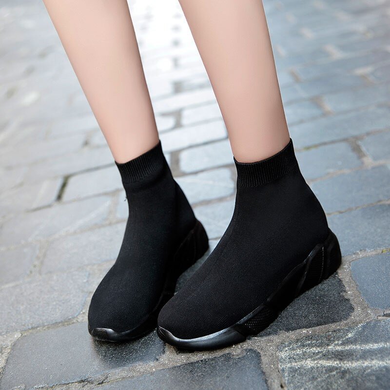 MWY LOGO Custom Flats Shoes Women Socks Sneakers Ladies Shoes Soft Casual Walking Shoes Loafers Women Plus Size Zapatillas Mujer