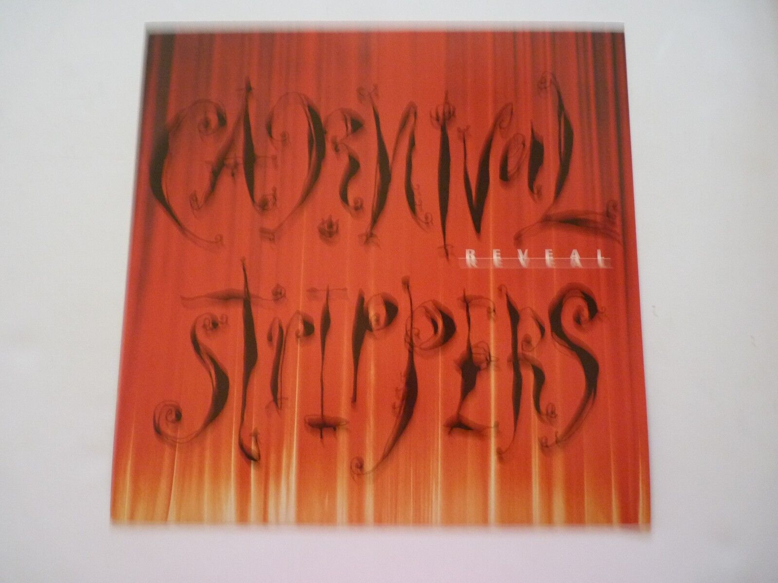 Carnival Strippers Reveal Cardboard LP Record Photo Poster painting Flat 12X12 Poster