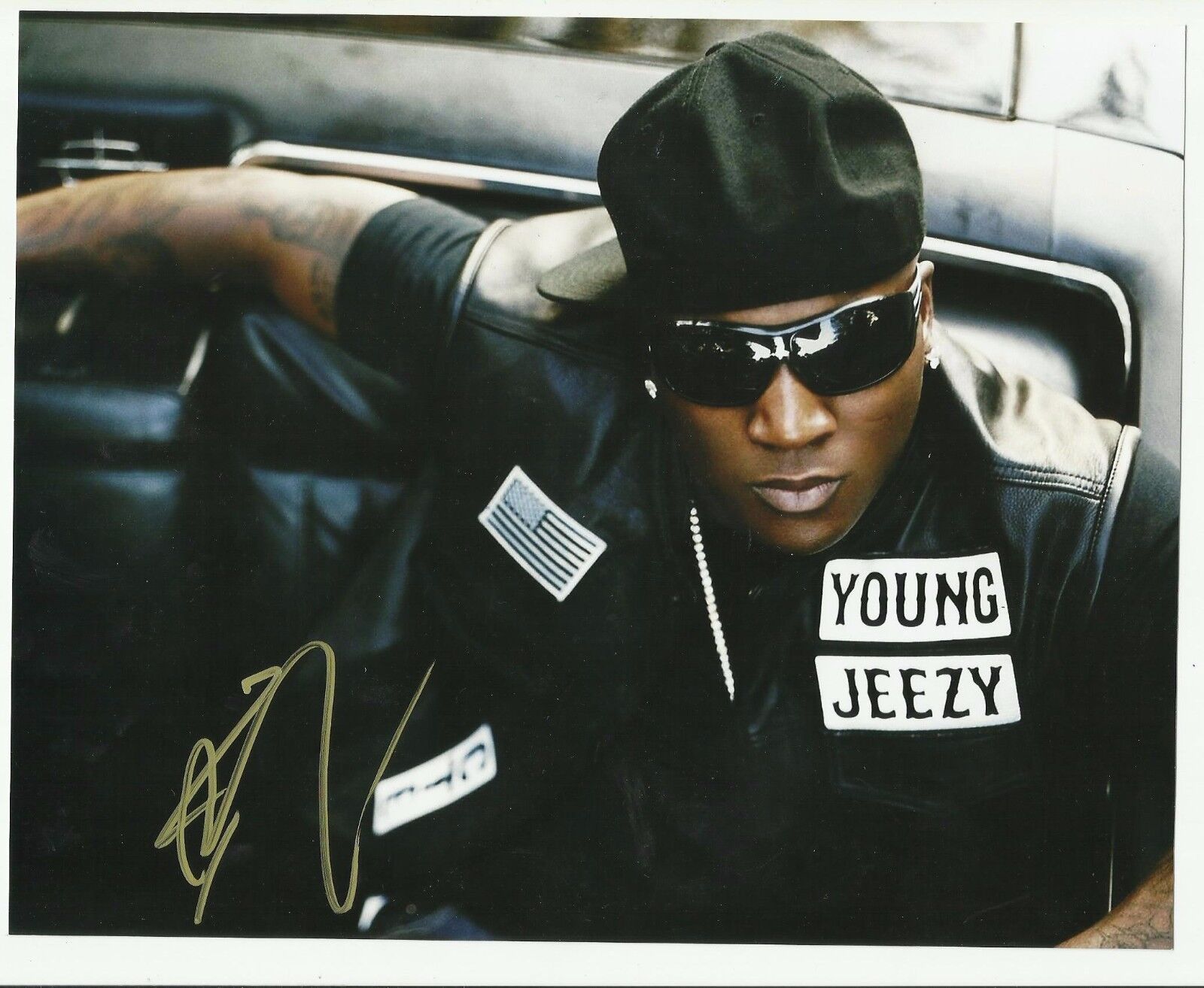 YOUNG JEEZY Signed 8x10 Photo Poster painting