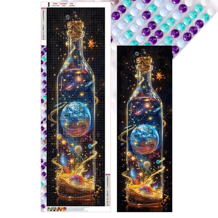 Bottle 30*90CM (Canvas) Full Round Drill Diamond Painting gbfke