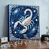 Framed Scorpio - Pearls Painting Kit DIY Diamond Painting Pearl Dot Crafts 25*25CM