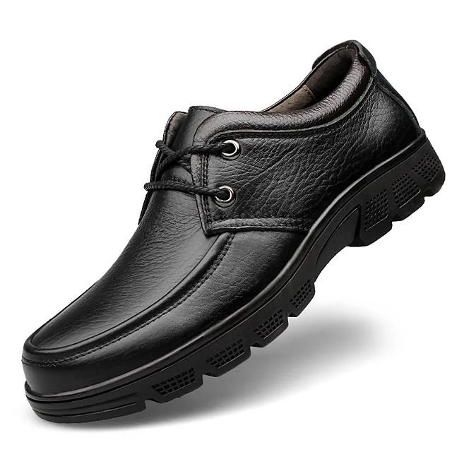 Men's Comfort Shoes Nappa Leather Fall / Winter Oxfords Black / Coffee / Party & Evening / Party & Evening
