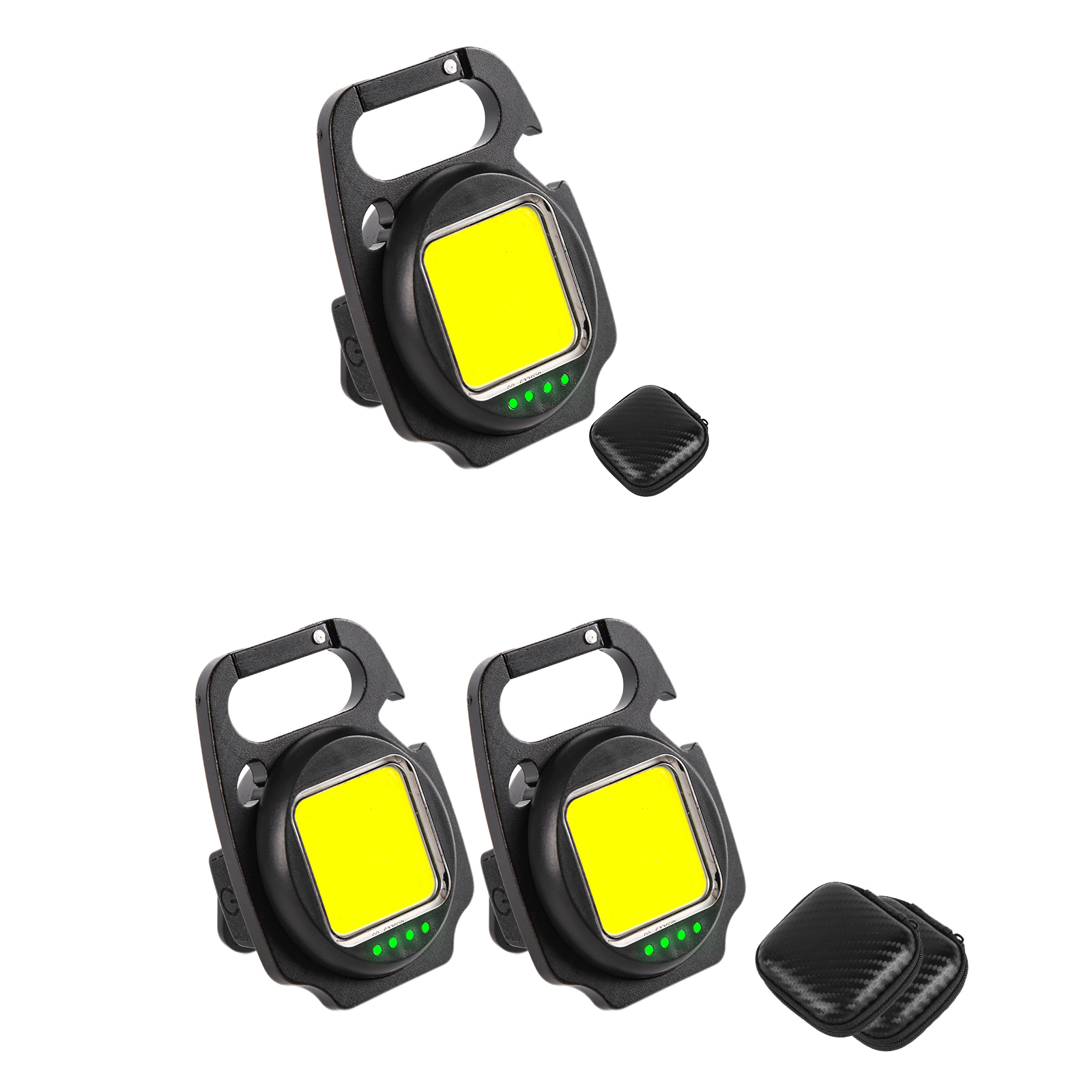 

Keychain Flashlights COB LED 500 Lumens Pocket Small Work Lights (Black), 1pcs, 501 Original