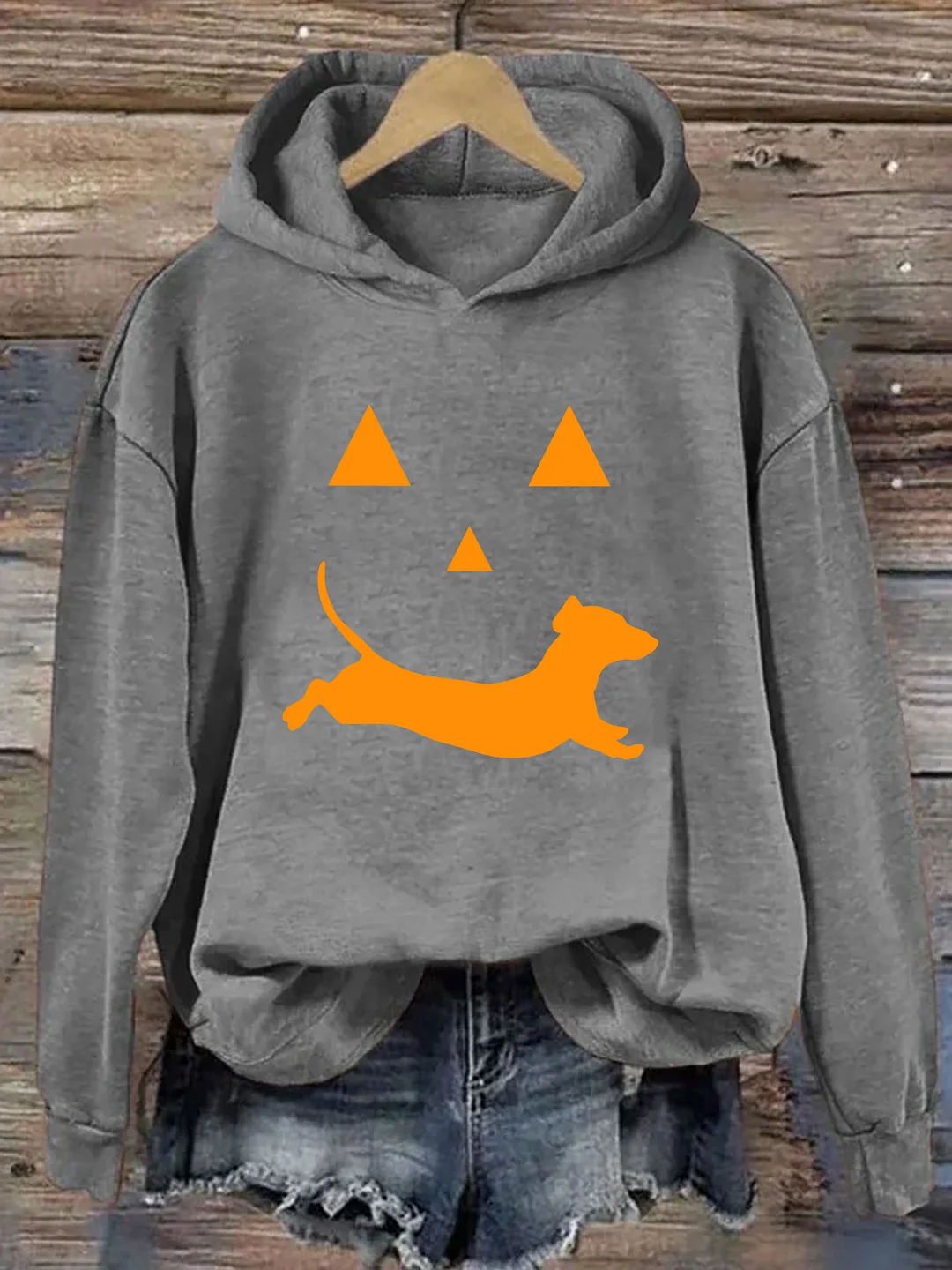 Dachshund And Halloween Hoodie