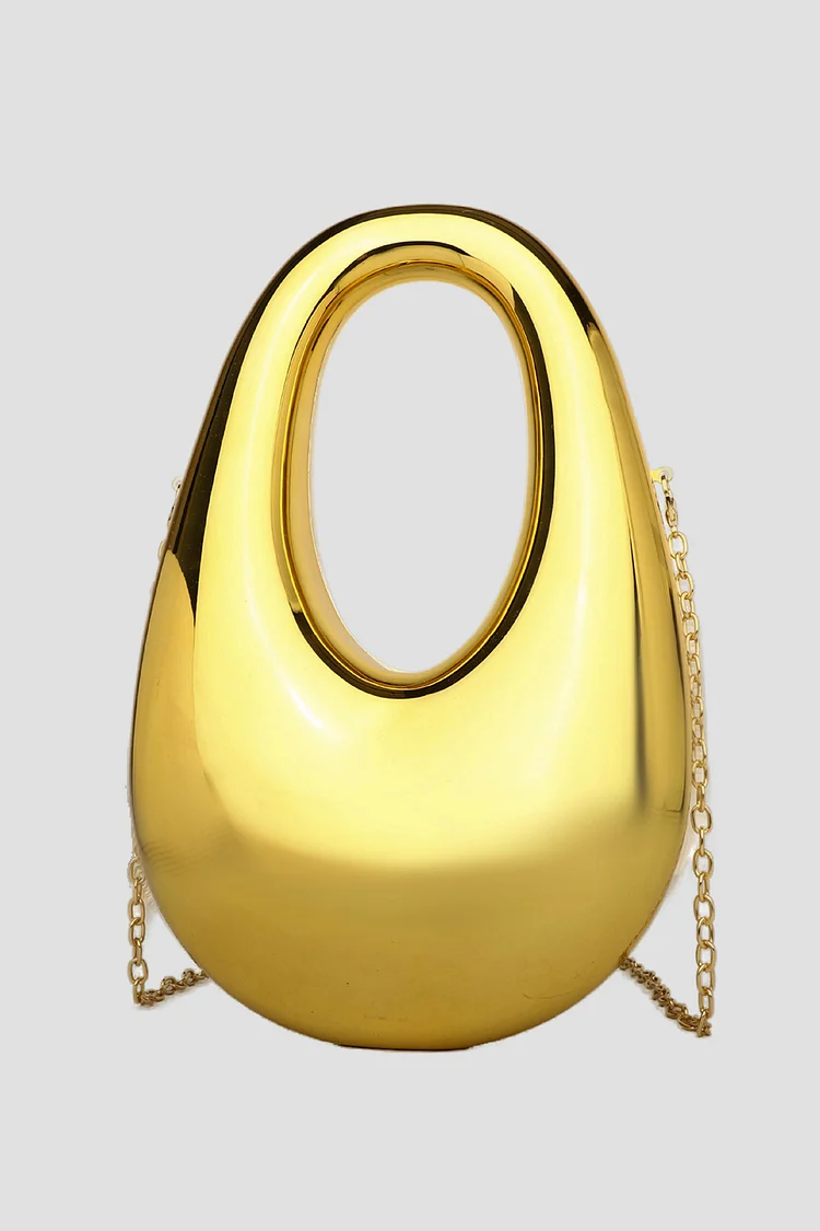 Fashion Solid Color Oval Shaped Acrylic Crossbody Shoulder Bag 2024 - Xpluswear