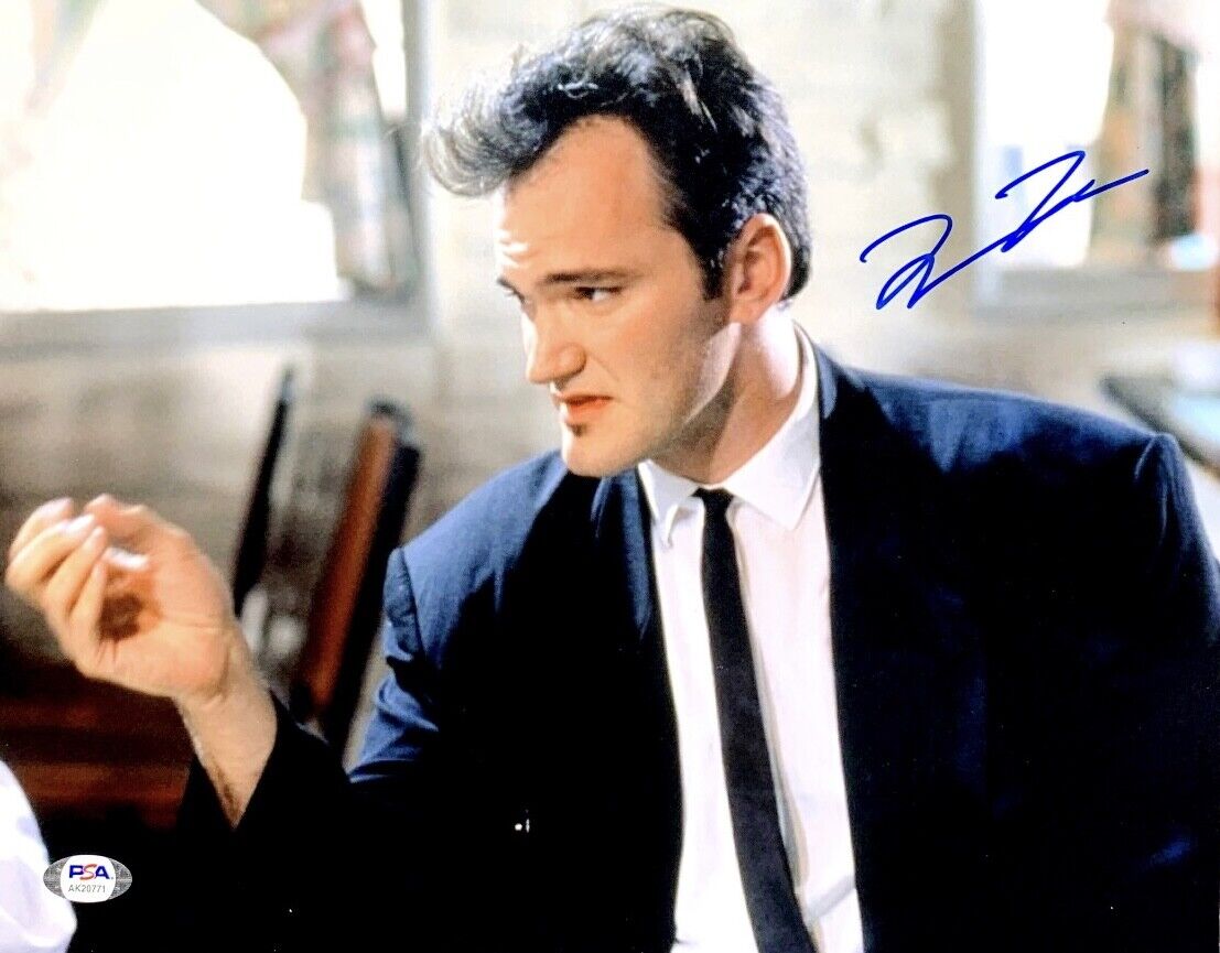 Quentin Tarantino Signed 11x14 Photo Poster painting PSA AK20771