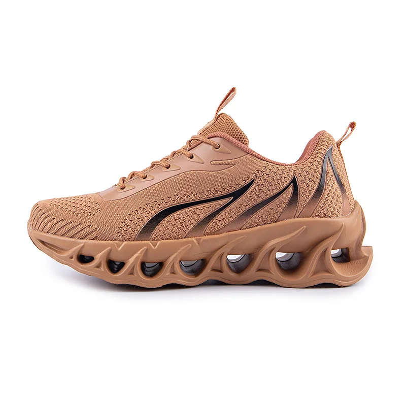 Metelo Men's Relieve Foot Pain Perfect Walking Shoes - Brown