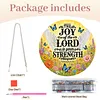 Diamond Painting Acrylic Single-Sided Drill Angel Bible Verse Sign Pendant for Home Decor