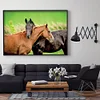 Diamond Painting -DIY Full Square Drill Snuggling Horses