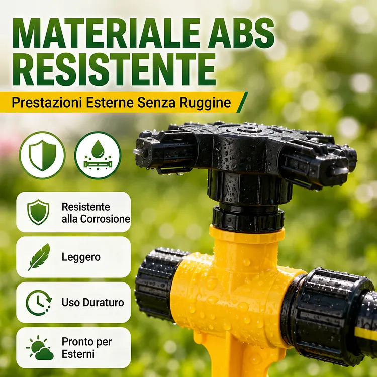🏡ACQUISTA 1, RICEVI 1 GRATIS✨ Sistema di Irrigazione Automatico Rotante a 360&deg; &ndash; Irrigatore da Giardino per Giardino, Prato e Terrazza 🌿💦