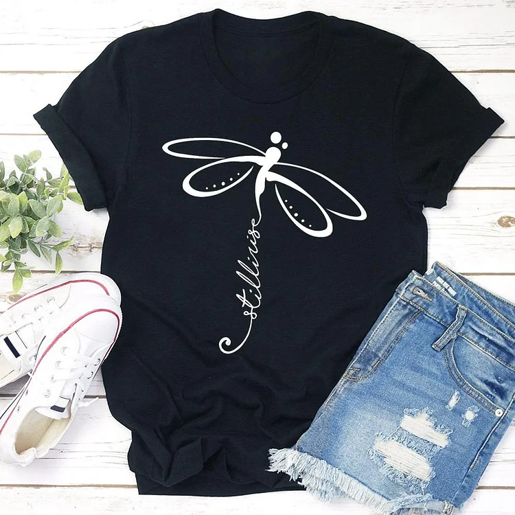 Dragonfly  T-shirt Tee-03817-Annaletters