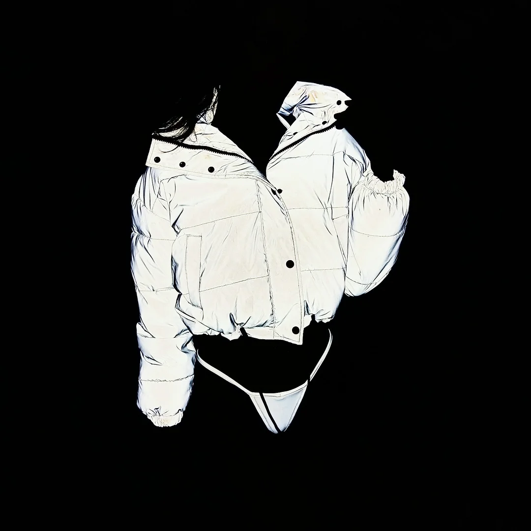 Woherb Autumn And Winter Short Sexy Reflective Female Cotton Clothes In High Collar Thick Down Cotton Coat Night Light Bread Clothes-Outfit Ideas