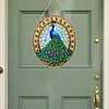Diamond Painting Acrylic Stained Glass Peacock Hanging Pendant