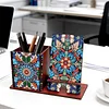 Multifunctional Handmade Wood Diamond Painting Phone/pen Holder& Storage Box Table Ornament Kits