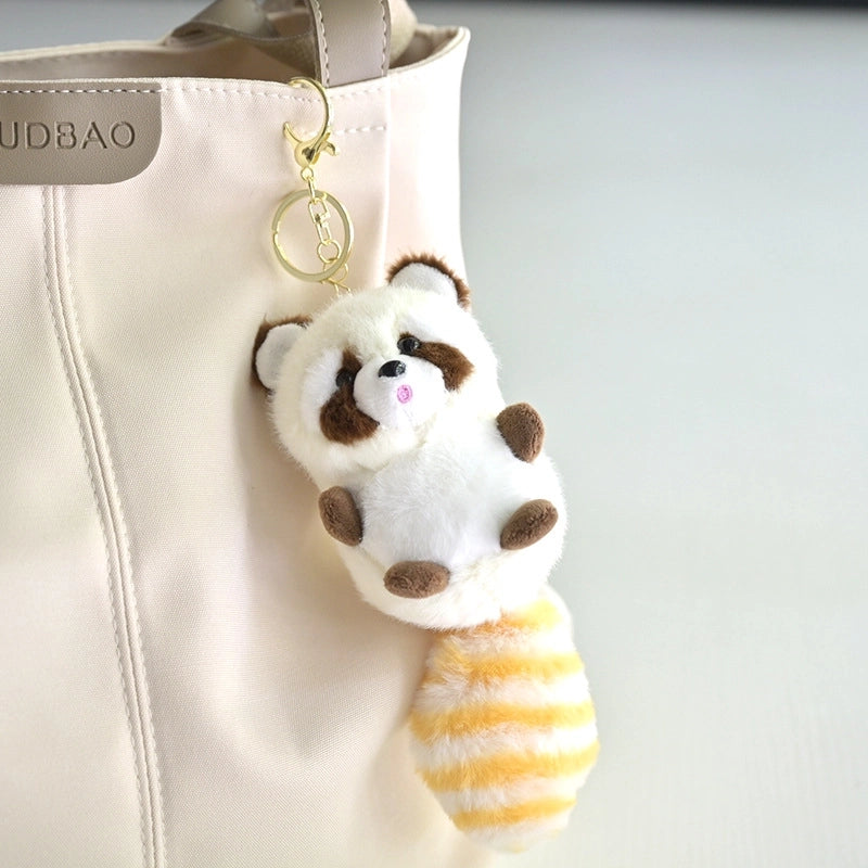 Elegant Lady Animal PP Cotton Plush Unisex Keychain