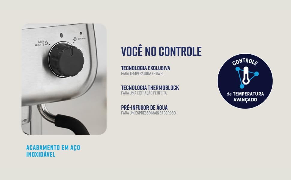 Cafeteira Espresso Oster Xpert Perfect Brew - 127V 