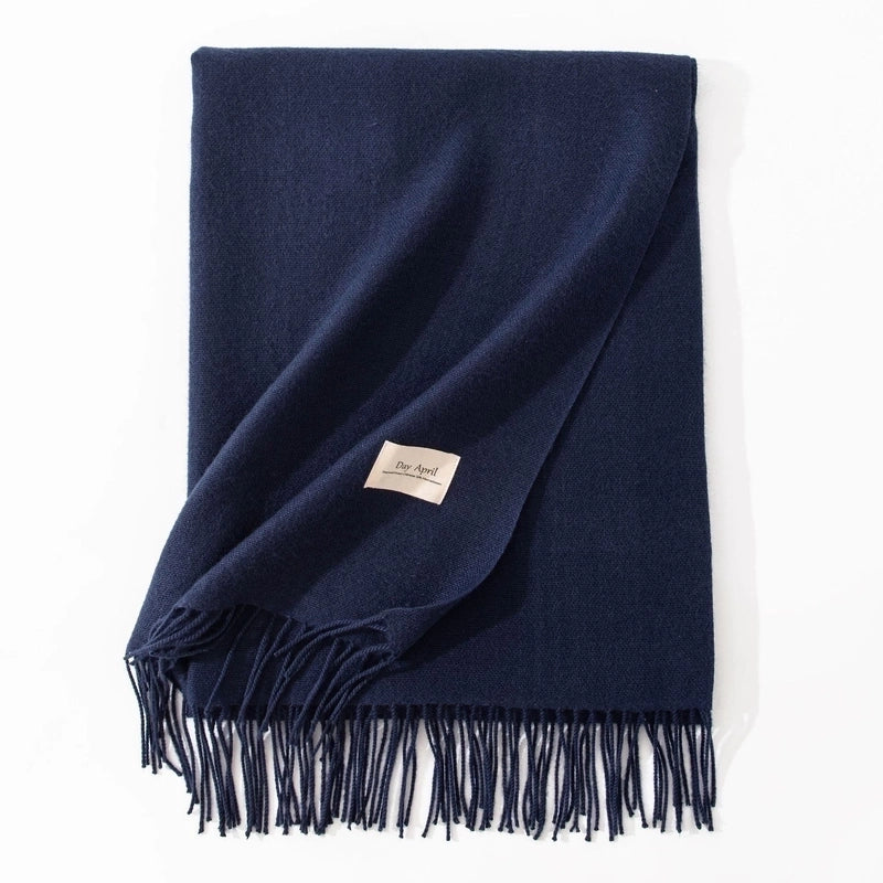 Scarf Winter Warm Windproof Shawl Women’s High-end Korean Style Women’s Cashmere Scarf