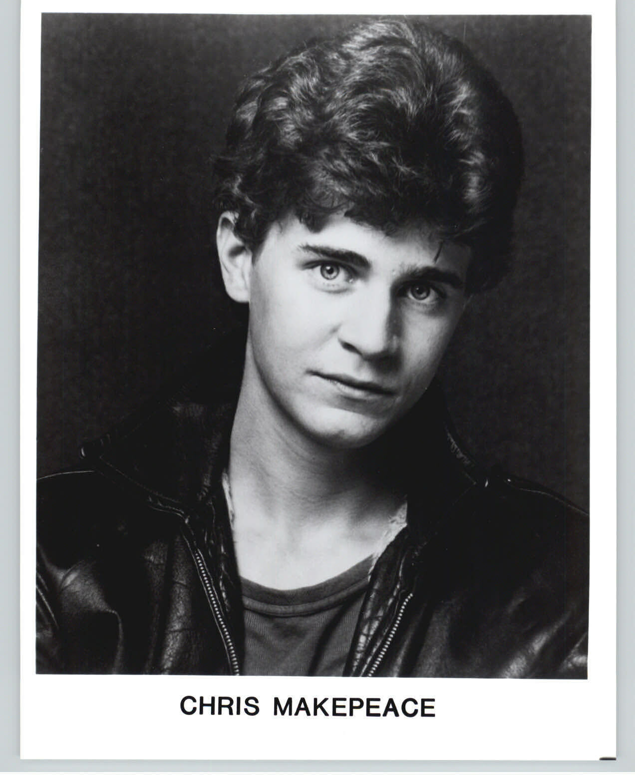 Chris Makepeace - 8x10 Headshot Photo Poster painting - My Bodyguard RARE