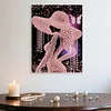 DIY Pearl Painting Elegant Lady for Home Wall Decor(30x40cm)