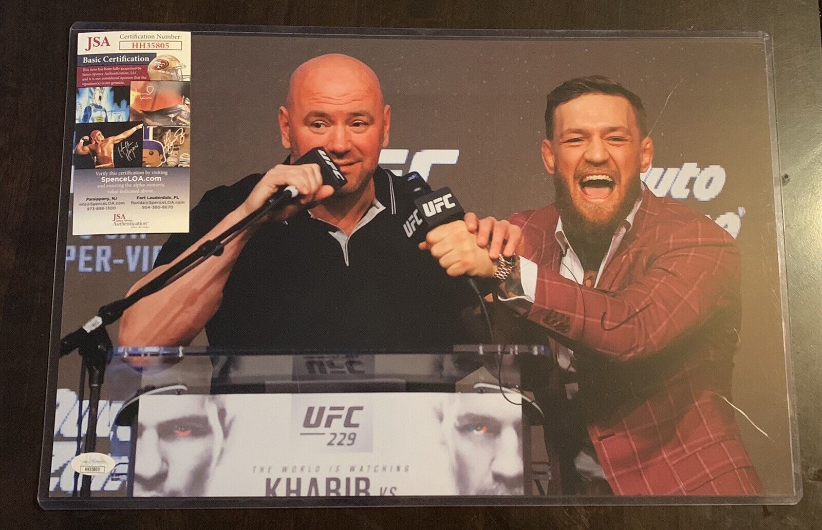 DANA WHITE 11x17 Signed Photo Poster painting UFC FOUNDER JSA/COA HH35805