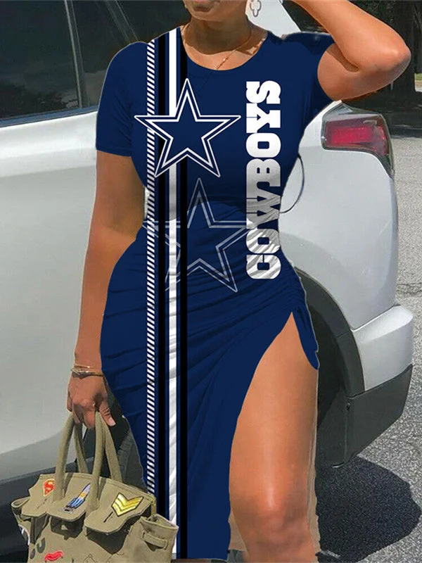 Dallas Cowboys
Women's Slit Bodycon Dress