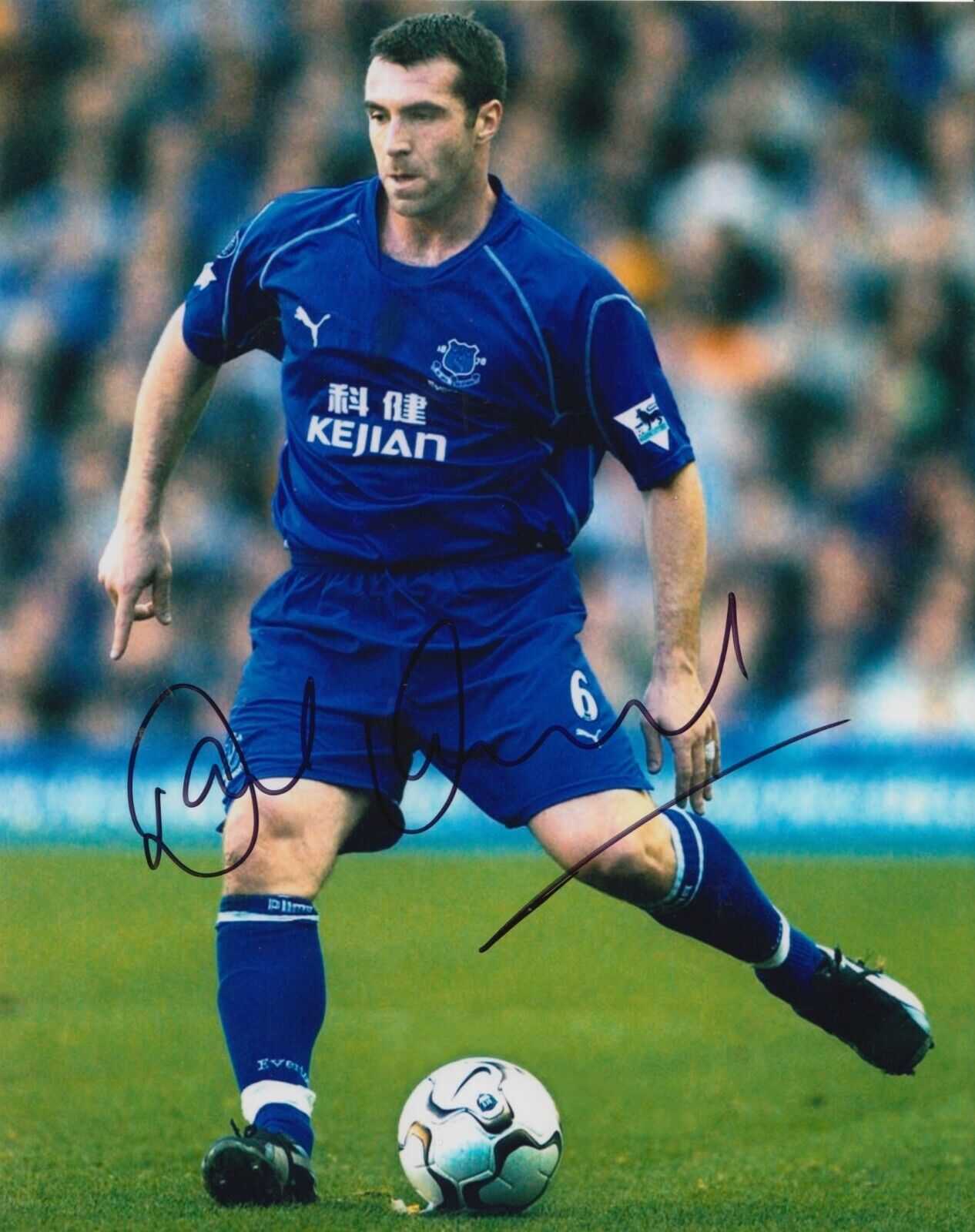 David Unsworth Hand Signed 10x8 Photo Poster painting - Everton Autograph.