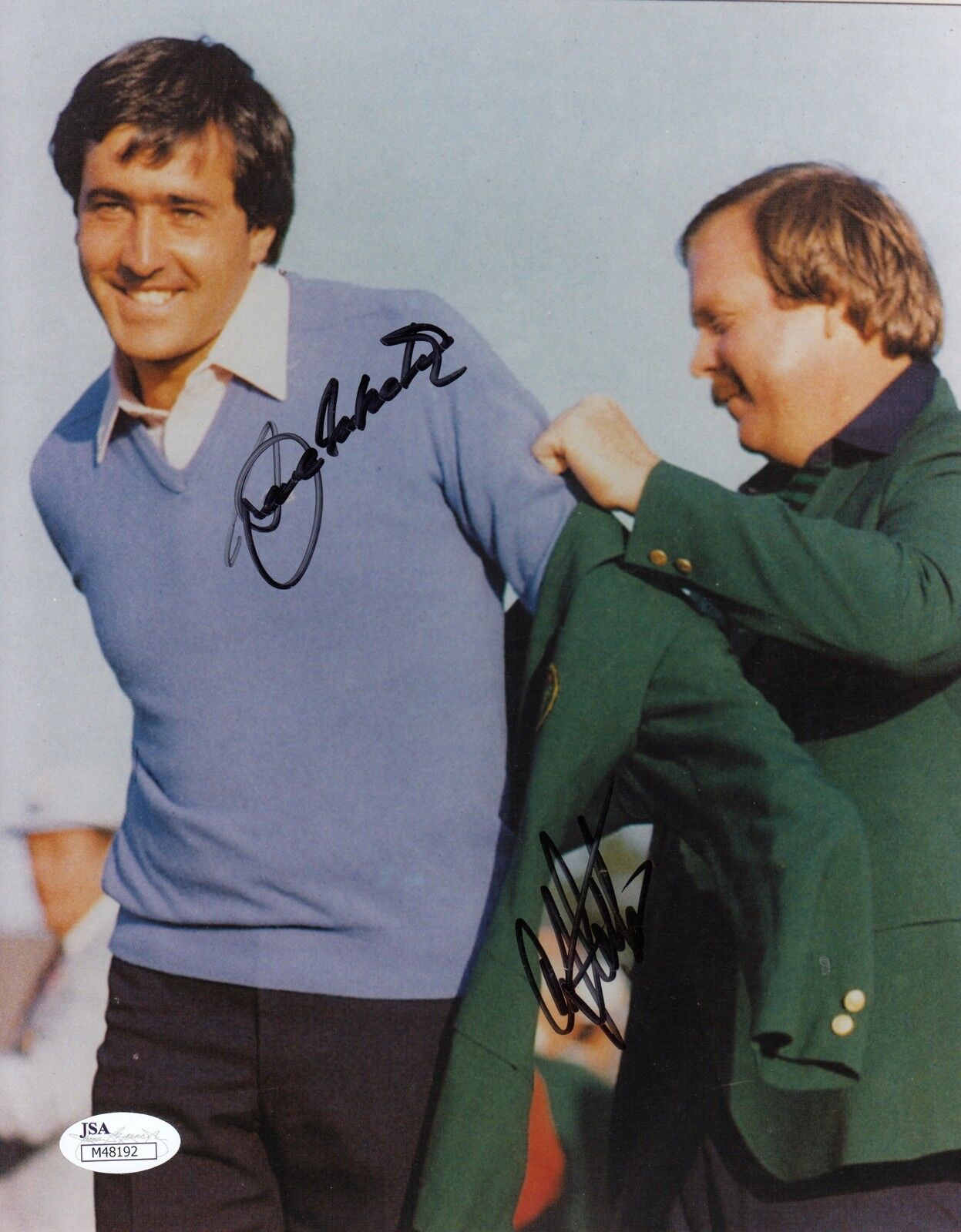 Seve Ballesteros Masters #0 8x10 Signed W/JSA Certification Golf 04118