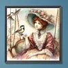 Diamond Painting-DIY Full Round Drill Swing Lady