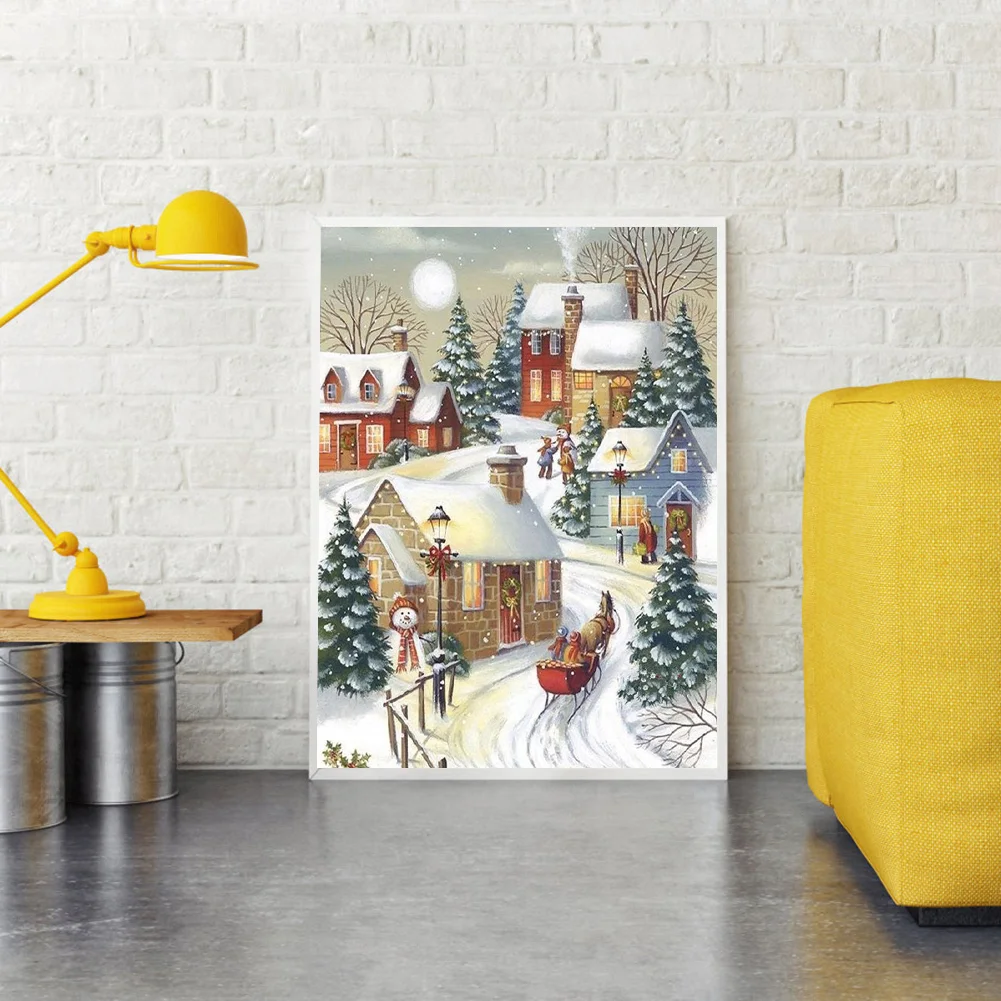 11ct 3-Strand Stampted Cross Stitch - Snow(50*40cm)