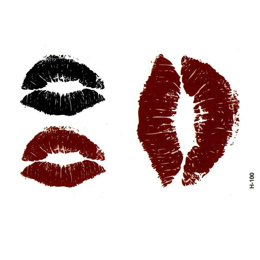 Lips temporary tattoo sticker bloody sexo tatoo sticker car styling tatuagem harajuku henna tattoo sleeves sexy products praia