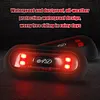 Motorcycle Helmet Safety Light USB Rechargeable Multi-Mode Flashing Helmet Light High Visibility Compact for Motorcycle Bike