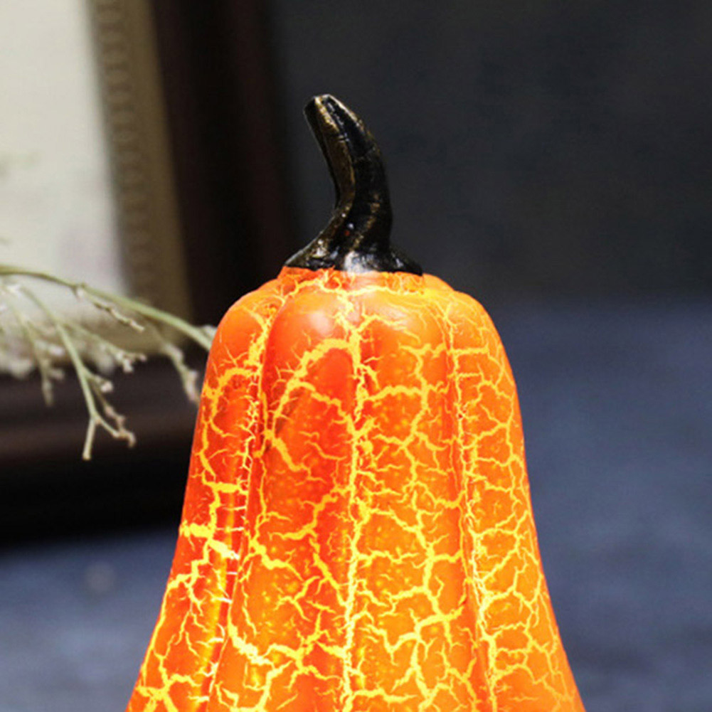 

Halloween Resin Pumpkin Night Light Portable Table Lamp Festival Ornament, 501 Original