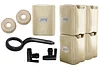 Poly Farm Jojug Heavy Duty Water Storage Container (Tactical Tan,5 Pack Kit)