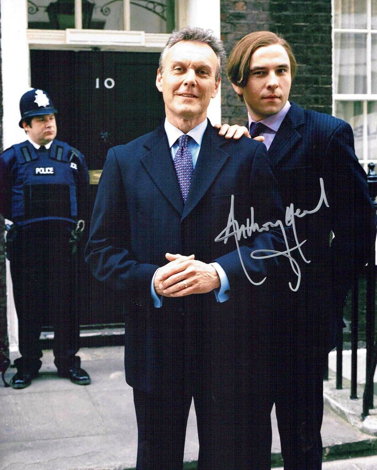 Anthony HEAD SIGNED Autograph 10x8 Photo Poster painting AFTAL COA Little Britain Prime Minister