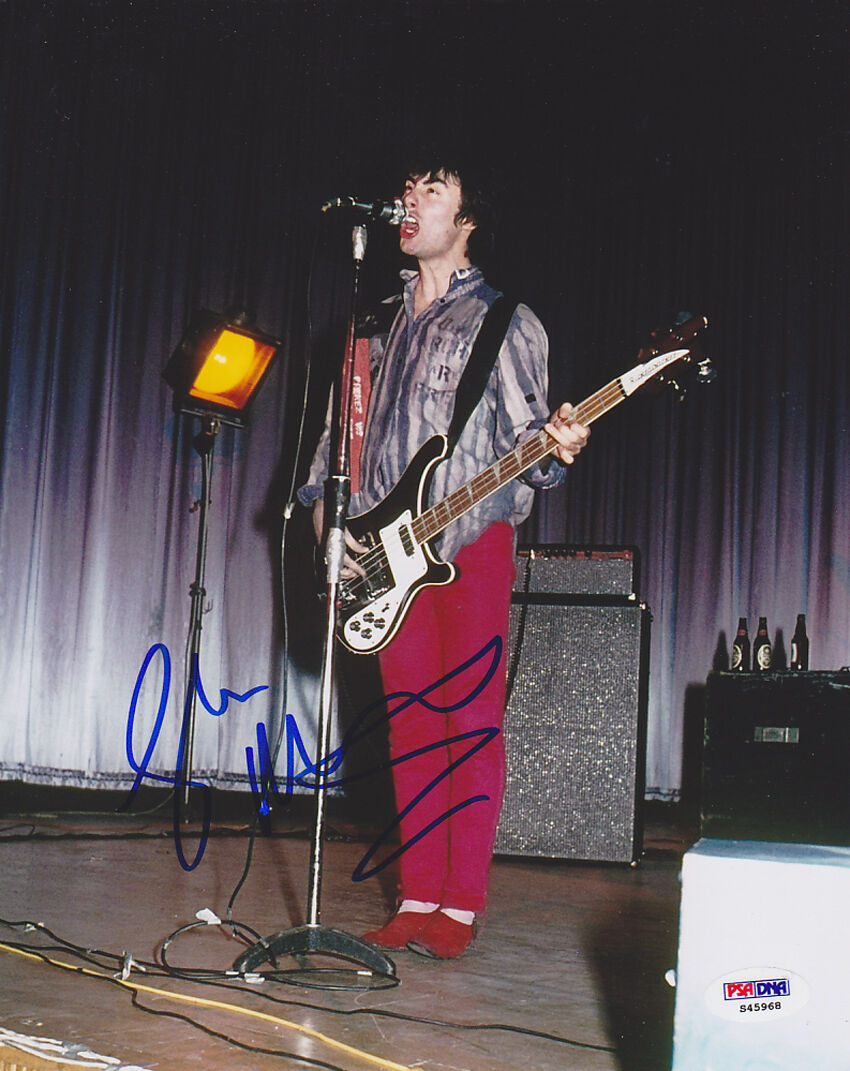 Glen Matlock SIGNED 8x10 Photo Poster painting Sex Pistols PSA/DNA AUTOGRAPHED