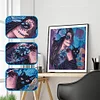Black Cat And Evil Girl  | Crystal Rhinestone  | Special Shaped Diamond Painting Kits