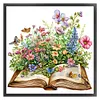 Garden Hut In Book-14CT Stamped Cross Stitch 40*40cm/15.75*15.75in tapestrymarket