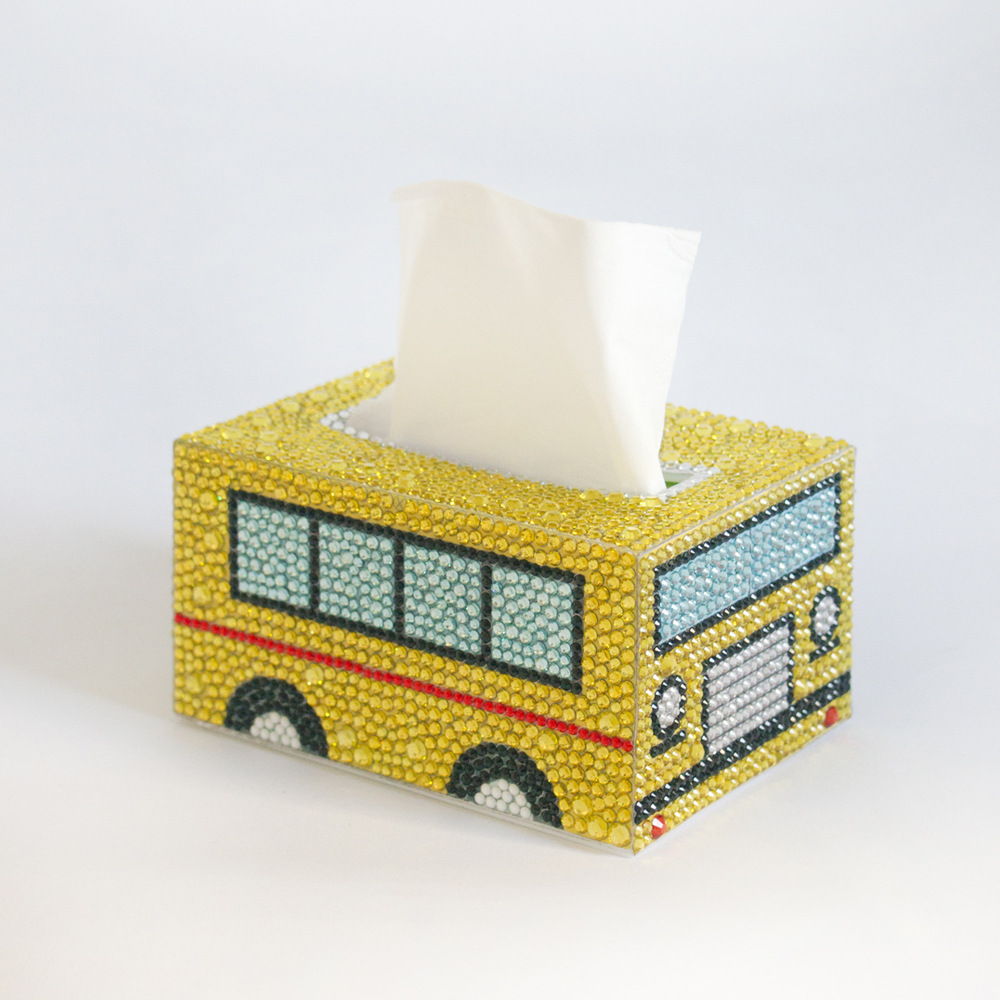 Diamond Painting Tissue Box Plastic Tissue Holder DIY Desktop Craft Decor