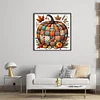 (US Only)Pumpkin Printed Cross Stitch Kit 40x40cm DIY 14CT Embroidery Craft Set Decor