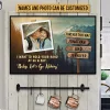 Personalized Photo/Name: Hiking Couple Hold Your Hand Vintage Metal Sign//Wooden Signs