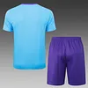 2025/2026 Real Madrid pre-match training Light Blue Shirt+Shorts 1:1 Thai Quality