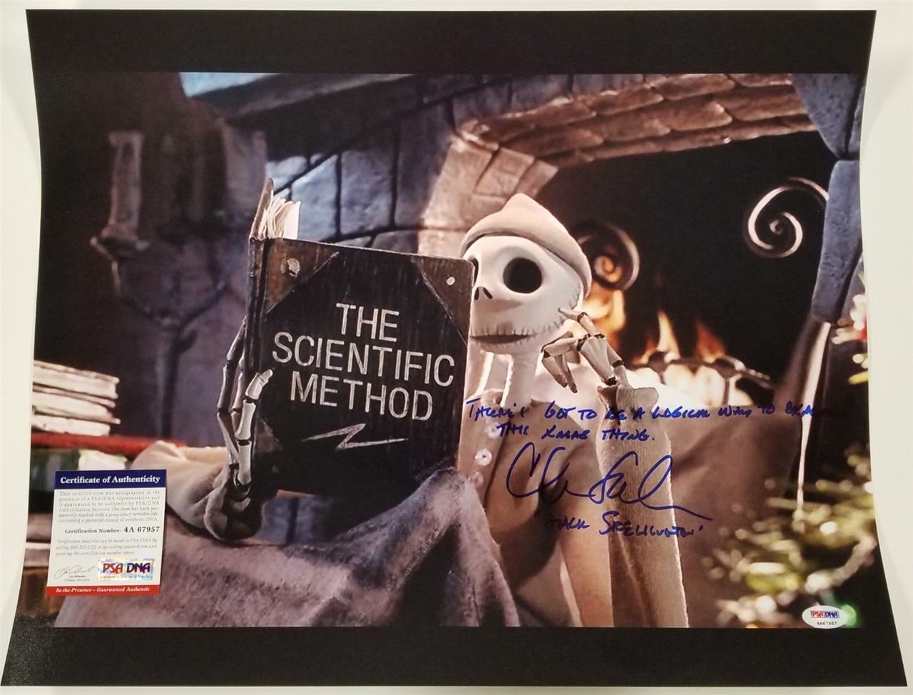 Chris Sarandon signed 16x20 Photo Poster painting #7 Jack Skellington Quote Auto ~ PSA/DNA COA