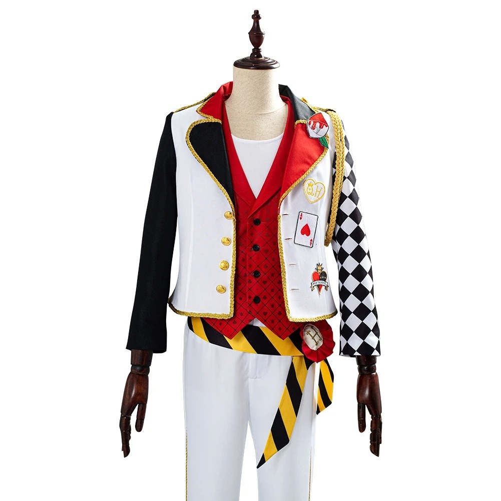 Game Twisted Wonderland Alice In Wonderland Theme Ace Halloween Uniform Outfits Cosplay Costume