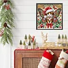 Christmas Cat - Diamond Painting - Partial Special Shaped Drill(Canvas|30*30cm)